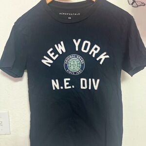 Aeropostale Men's Black New York Tee